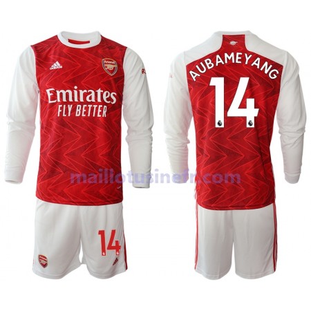 Maillot de Foot Arsenal Pierre-Emerick Aubameyang 14 Domicile 2020-21 Manches Longues - Enfant Maillot de Foot Arsenal Pierre-Emerick Aubameyang 14 Domicile 2020-21 Manches Longues - Enfant